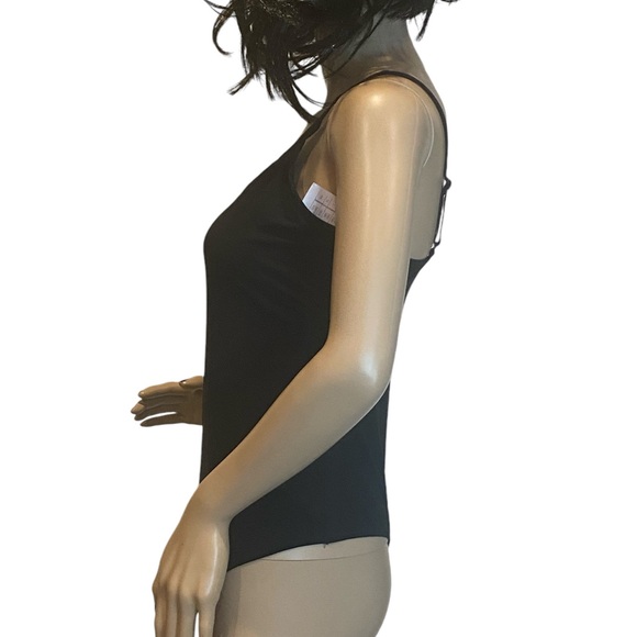 Women's Auden Soft Stretchy Fabric Tank Bodysuit Black Size XL Extra Large NWT - Picture 6 of 9